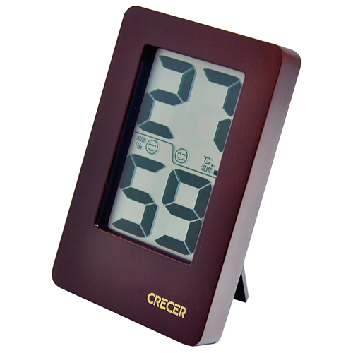 ＣＲＥＣＥＲ天然木デジタル温湿度計ＣＲ－２２００Ｃ