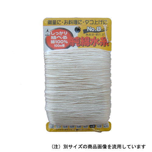 たくみ純綿水糸１００Ｍ巻＃３