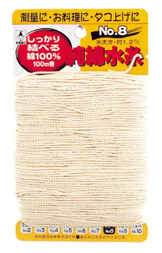 たくみ純綿水糸１００Ｍ巻＃６