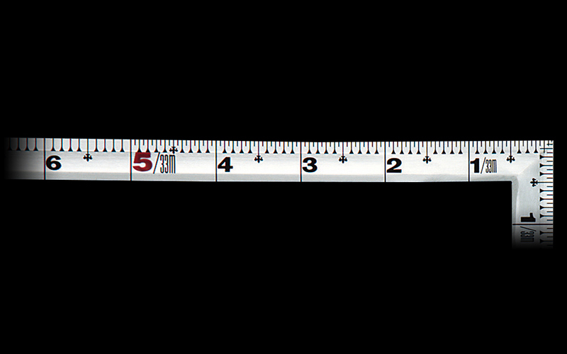 シンワ測定 曲尺角厚  シルバー  １尺６寸／５０㎝  併用目盛  鶴亀 