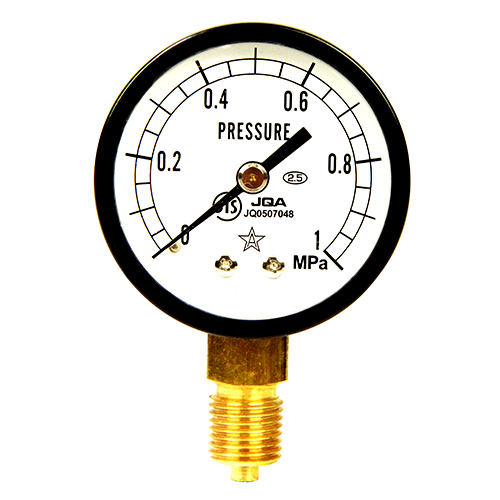 右下精器汎用圧力計Ａ５０・Ｇ１／４Ｓ－１１・１．０ＭＰＡ